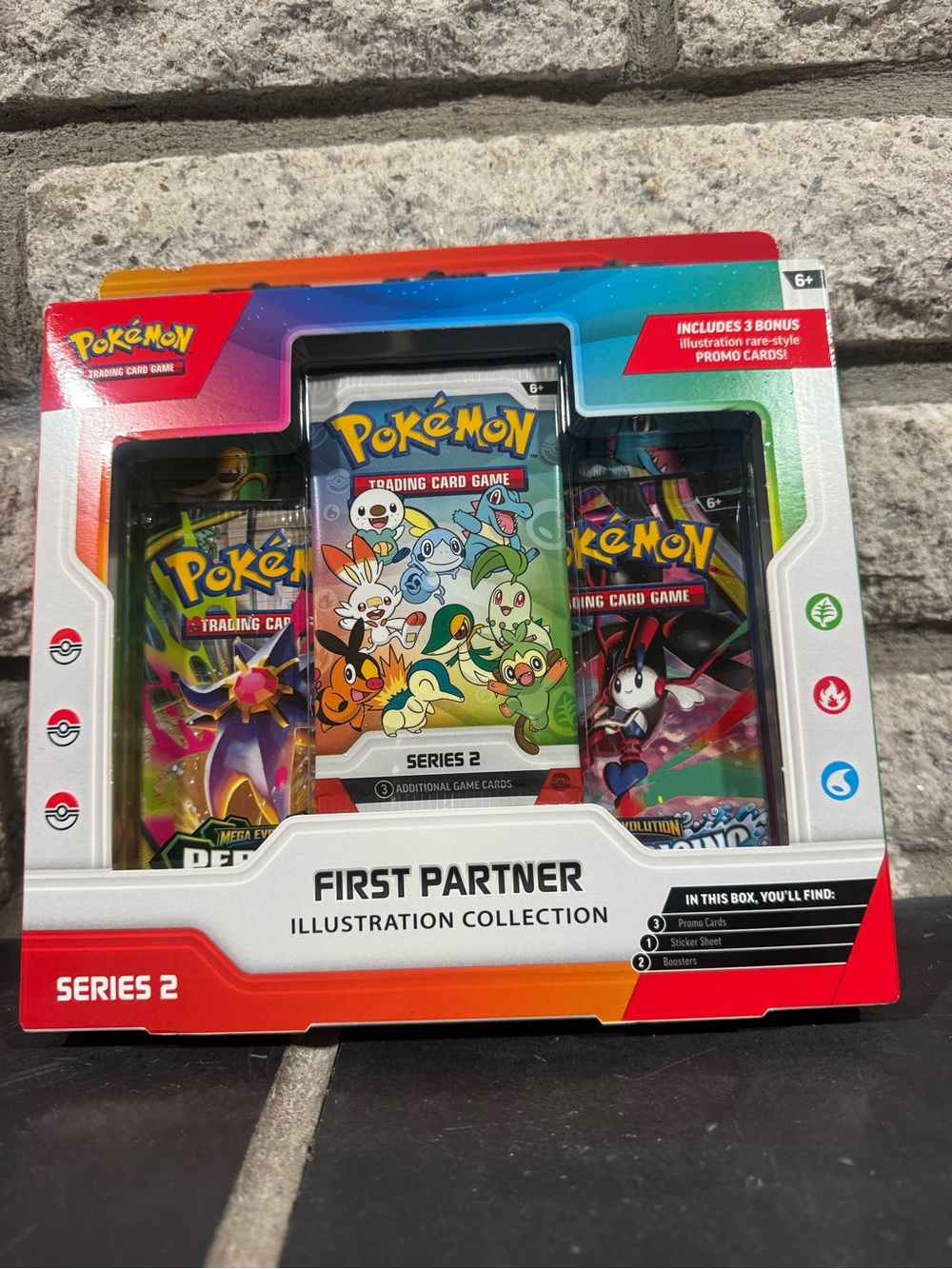 Pokemon First Partner Illustration Collection Series 2 - Red, Blue, Green, White